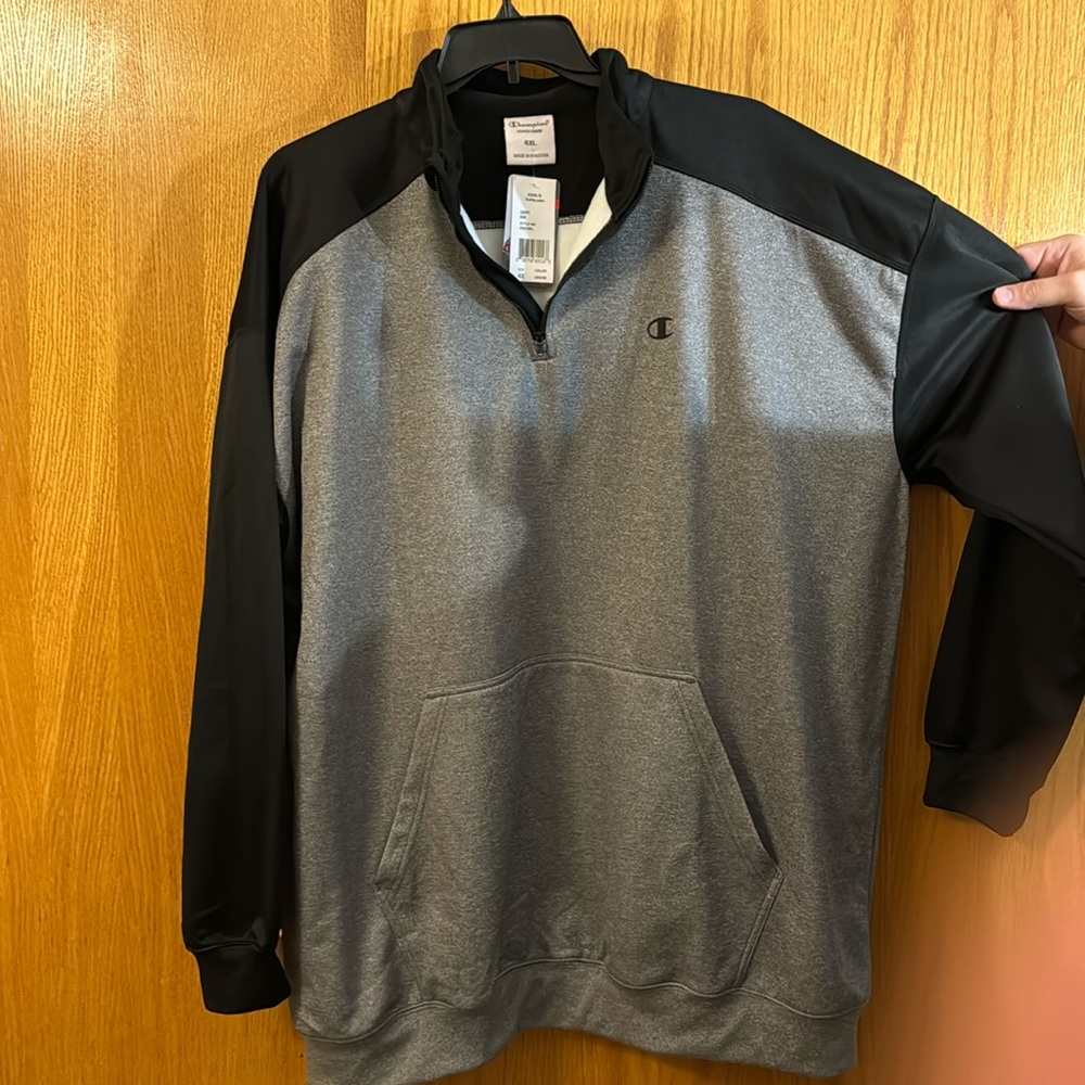 Champion fleece quarter zip NWT size 4X
